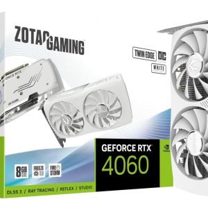 PLACA DE VIDEO ZOTAC RTX 4060 8GB TWIN EDGE OC WHITE EDT