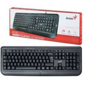 TECLADO USB GENIUS RS2 KB-118 II BLACK