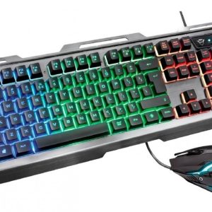 TECLADO Y MOUSE GAMER TRUST TURAL ES GXT 845