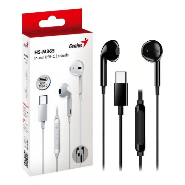 AURICULAR GENIUS HS-M365 BLACK USB C