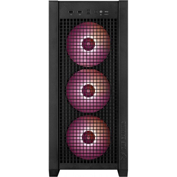 GABINETE GAMER ASUS GT302 TUF GAMING ARGB BLACK - Imagen 4