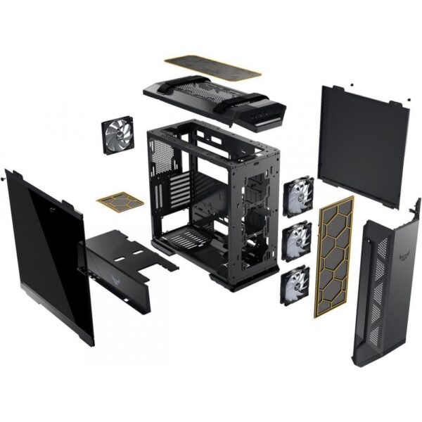 GABINETE GAMER ASUS GT501 TUF GAMING GRY WITH HANDLE - Imagen 3