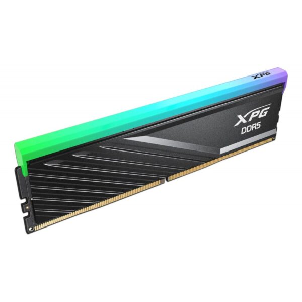 MEMORIA ADATA DIMM LANCER SINGLE 32GB (2X16) DDR5 6400 LANCER BLADE BLACK RGB - Imagen 3