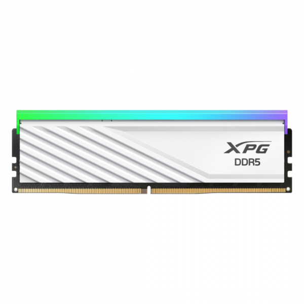MEMORIA ADATA DIMM LANCER SINGLE 32GB (2X16) DDR5 6400 LANCER BLADE WHITE RGB - Imagen 2