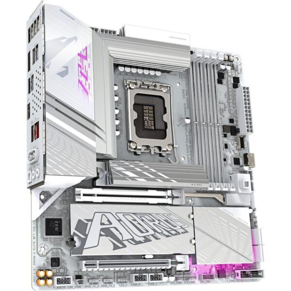 MOTHER GIGABYTE (LGA1851) Z890M A ELITE WF7 ICE 1.1 - Imagen 3