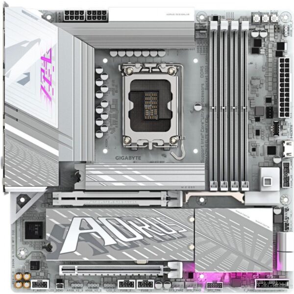 MOTHER GIGABYTE (LGA1851) Z890M A ELITE WF7 ICE 1.1 - Imagen 2