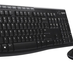 Kit Teclado Y Mouse Inalambrico Logitech MK270 Color Negro