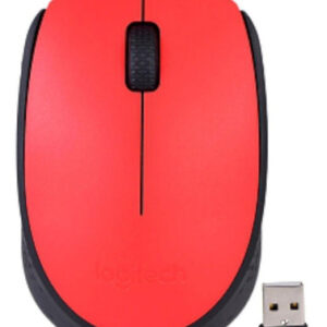 Mouse M170 Logitech Inalámbrico Receptor Usb Color Rojo/negro