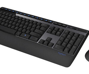 Kit Teclado y Mouse Inalambrico Mk345 Logitech Color Negro