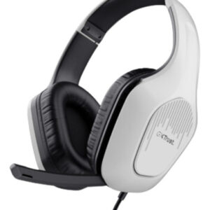 Auricular Trust Zirox Led Black Gxt416 Soy Gamer Color Blanco